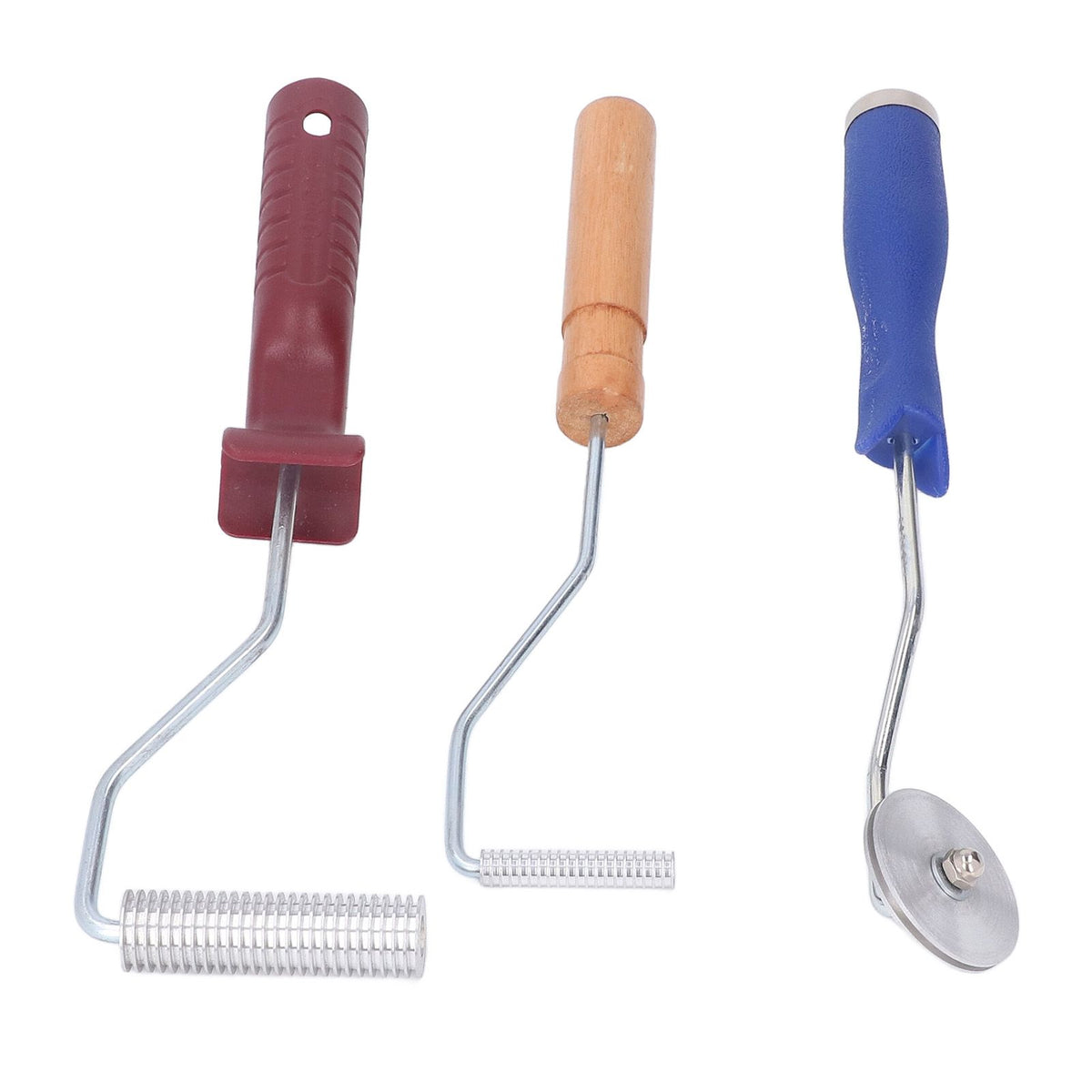 3Pcs Fiberglass Roller Tools Kit Aluminum Alloy Fiberglass Resin Laminating Bubble Roller Set for Tub Shower Bathtub Boat Repair