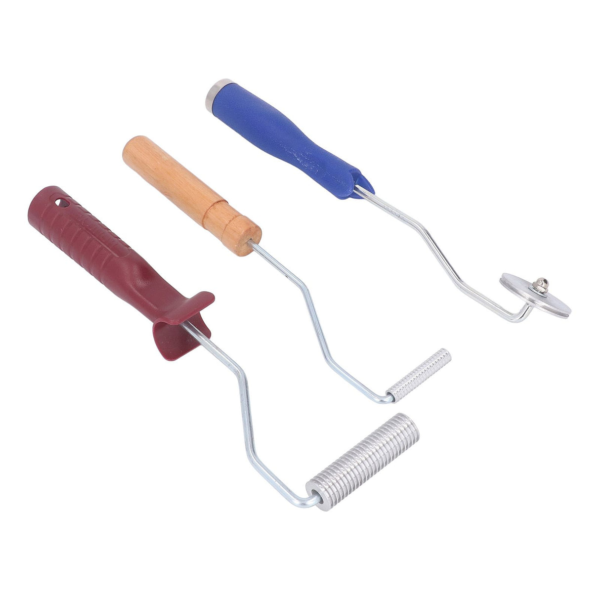 3Pcs Fiberglass Roller Tools Kit Aluminum Alloy Fiberglass Resin Laminating Bubble Roller Set for Tub Shower Bathtub Boat Repair