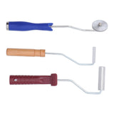 3Pcs Fiberglass Roller Tools Kit Aluminum Alloy Fiberglass Resin Laminating Bubble Roller Set for Tub Shower Bathtub Boat Repair