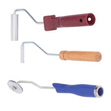 3Pcs Fiberglass Roller Tools Kit Aluminum Alloy Fiberglass Resin Laminating Bubble Roller Set for Tub Shower Bathtub Boat Repair - Extra Image