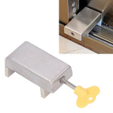 Window Locks Security Moveable Sliding Door Window Lock with 2 Keys for Child Safety Home and Office
