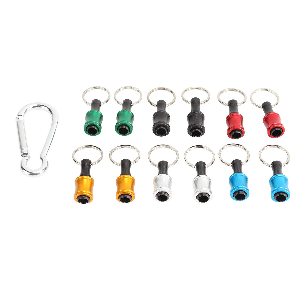 Hex Shank Keychain Screwdriver Bit Holder Quick Release Screwdriver Drill Bit Holder Set