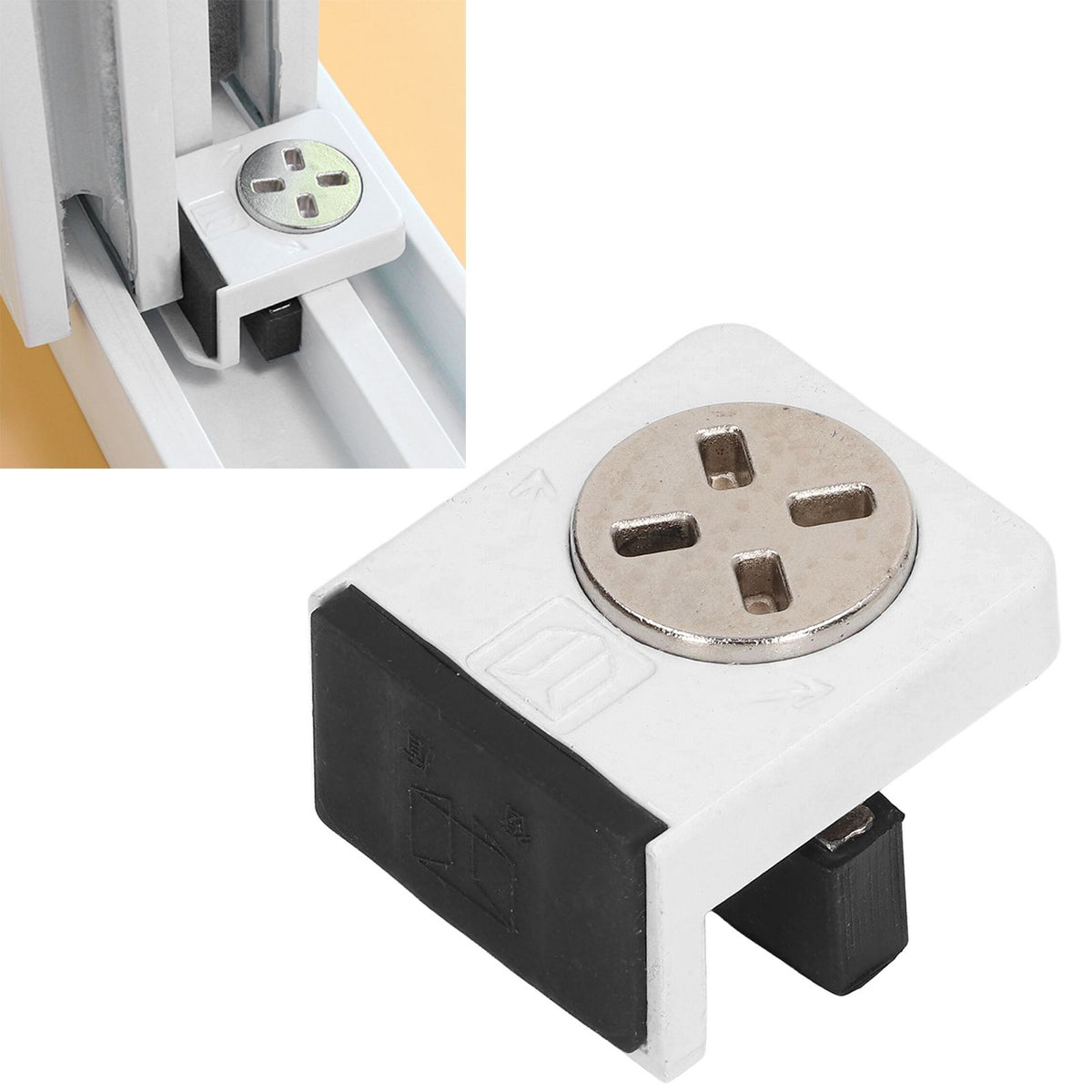 Window Limit Lock Professional Safety Prevents Theft Window Slider Limit Lock with Key for Home Office School