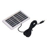 Solar Panel 1.2W 6V 9V Lightweight Portable Polysilicon Crystals DC Interface Solar Charger Panel for Water Pumps - Side View