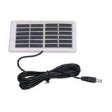 Solar Panel 1.2W 6V 9V Lightweight Portable Polysilicon Crystals DC Interface Solar Charger Panel for Water Pumps