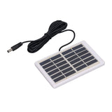 Solar Panel 1.2W 6V 9V Lightweight Portable Polysilicon Crystals DC Interface Solar Charger Panel for Water Pumps - Close-Up Angle