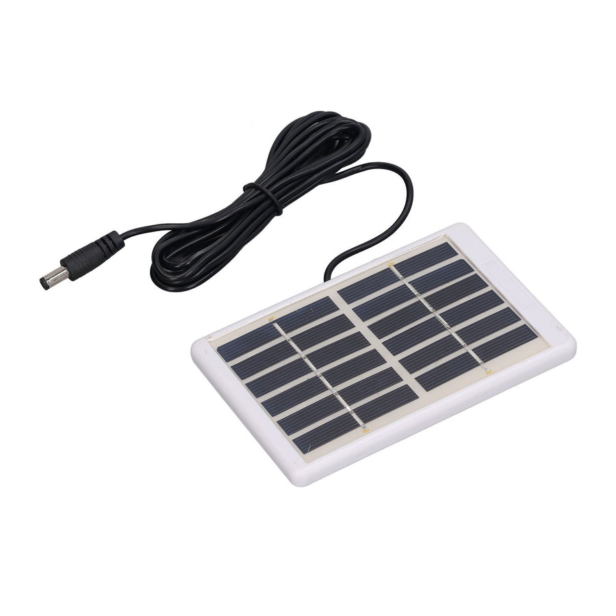 Solar Panel 1.2W 6V 9V Lightweight Portable Polysilicon Crystals DC Interface Solar Charger Panel for Water Pumps