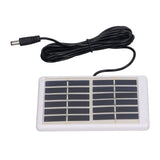 Solar Panel 1.2W 6V 9V Lightweight Portable Polysilicon Crystals DC Interface Solar Charger Panel for Water Pumps