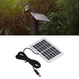 Solar Panel 1.2W 6V 9V Lightweight Portable Polysilicon Crystals DC Interface Solar Charger Panel for Water Pumps