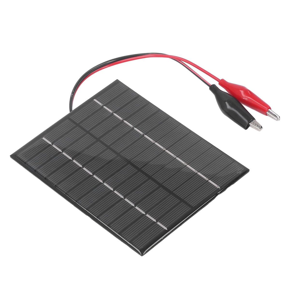 2W 12V Solar Panel High Conversion Efficiency Windproof Polysilicon Solar Panel Charger for Lights Radio