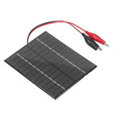 2W 12V Solar Panel High Conversion Efficiency Windproof Polysilicon Solar Panel Charger for Lights Radio