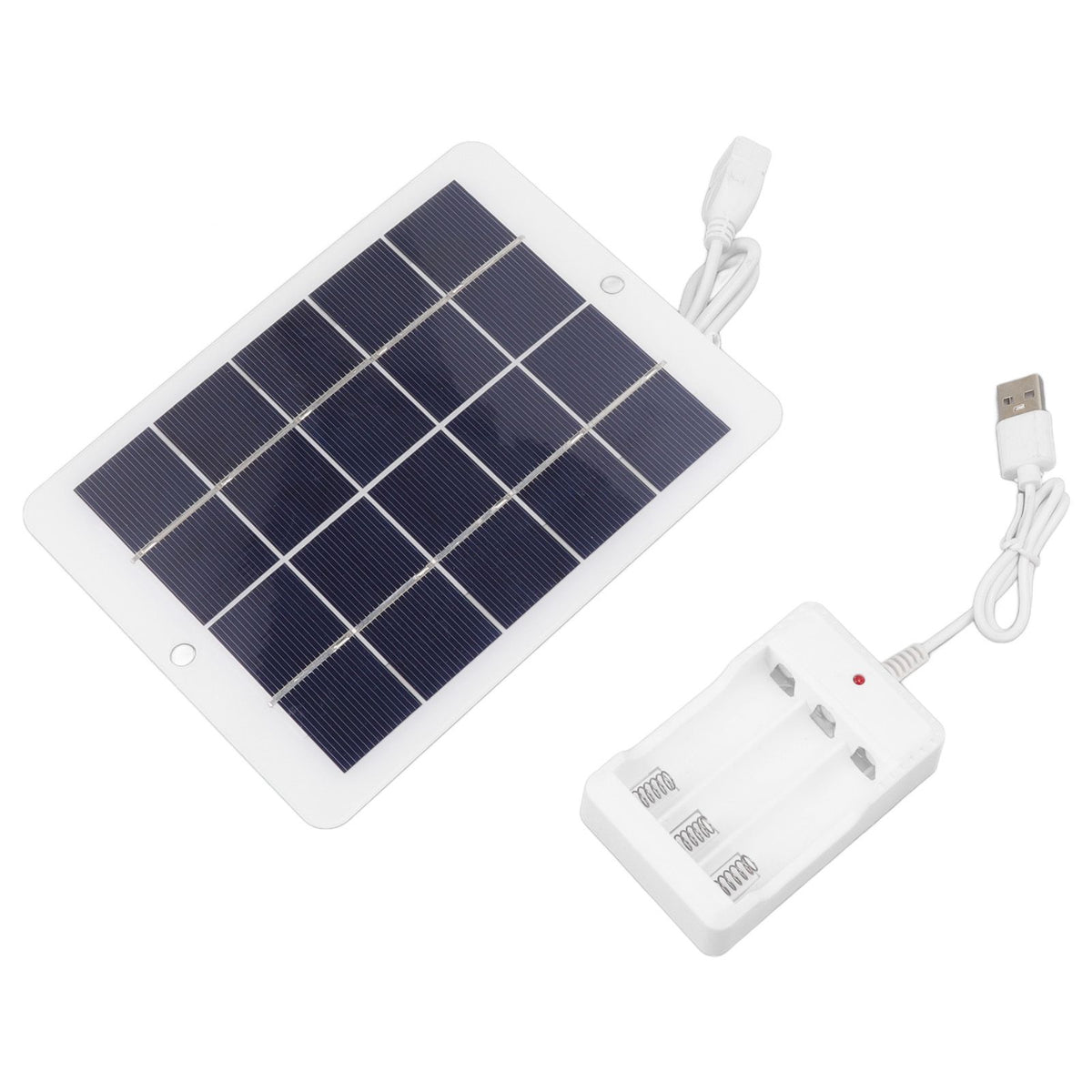 Solar Panel Battery Charger 3W 5V High Conversion Rate Efficient Output Portable Solar Cell for Outdoor Use