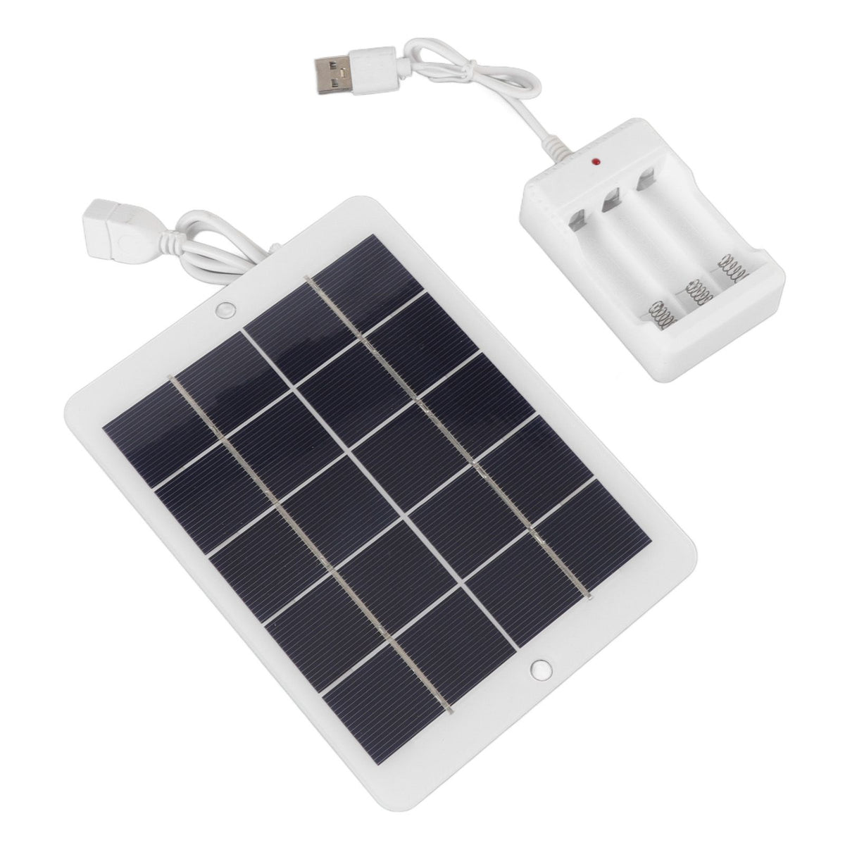 Solar Panel Battery Charger 3W 5V High Conversion Rate Efficient Output Portable Solar Cell for Outdoor Use