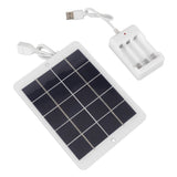 Solar Panel Battery Charger 3W 5V High Conversion Rate Efficient Output Portable Solar Cell for Outdoor Use - Side View