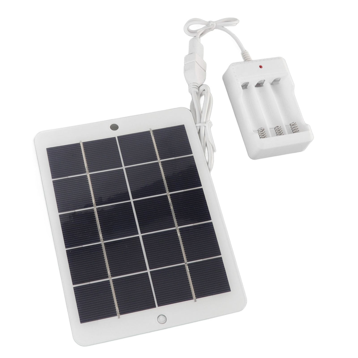 Solar Panel Battery Charger 3W 5V High Conversion Rate Efficient Output Portable Solar Cell for Outdoor Use