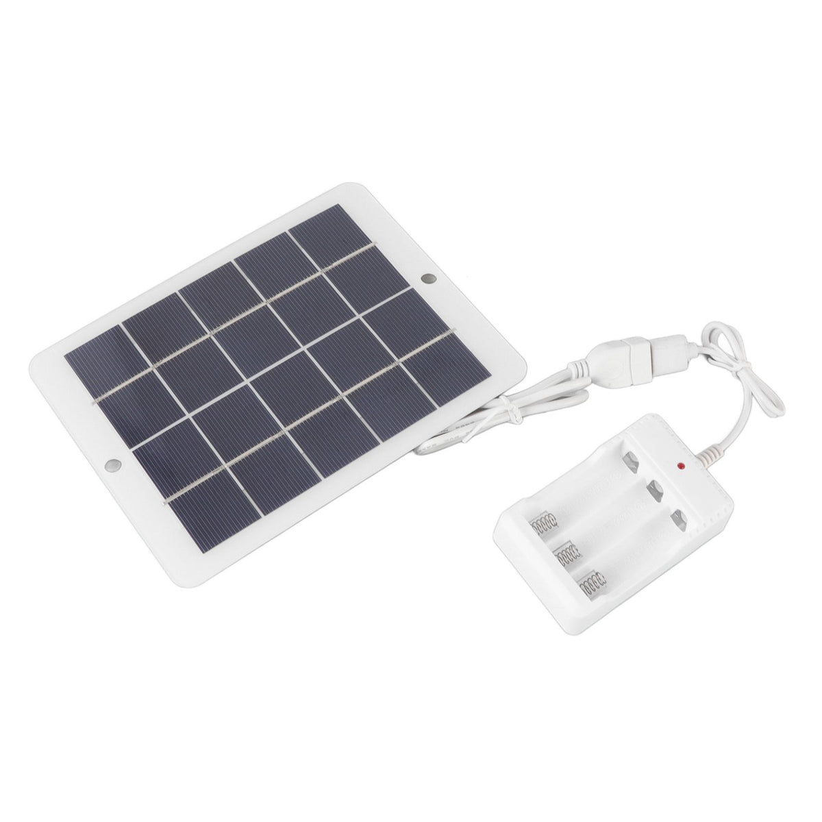 Solar Panel Battery Charger 3W 5V High Conversion Rate Efficient Output Portable Solar Cell for Outdoor Use