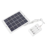 Solar Panel Battery Charger 3W 5V High Conversion Rate Efficient Output Portable Solar Cell for Outdoor Use