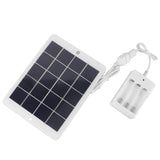 Solar Panel Battery Charger 3W 5V High Conversion Rate Efficient Output Portable Solar Cell for Outdoor Use