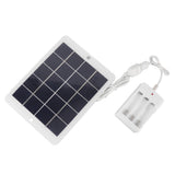Solar Panel Battery Charger 3W 5V High Conversion Rate Efficient Output Portable Solar Cell for Outdoor Use