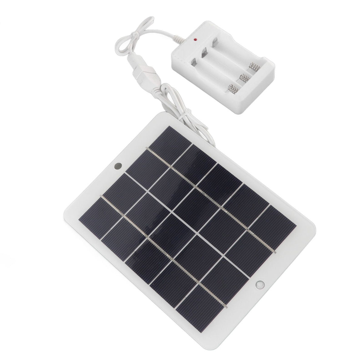Solar Panel Battery Charger 3W 5V High Conversion Rate Efficient Output Portable Solar Cell for Outdoor Use