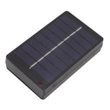 Solar Panel Battery Charger Charging Case Box 1W 4V for AA AAA 1.2V Batteries Outdoor Supplies - Low Angle
