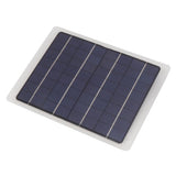 10W Solar Panel Charger Monocrystalline 18V 50A Dual USB with MPPT Controller Solar Panel Kit for Outdoor Car - Rear View