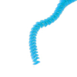 20 Pcs Furry Worm Soft Touch Plush Material Cute Style DIY Compact Portable Fuzzy Worms for Party Light Blue - Extra Image