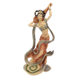 Resin Ancient Beauty Statue Chinese Style Classical Beautiful Women Figurine for Home Office Hotel Pipa