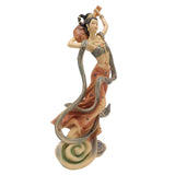 Resin Ancient Beauty Statue Chinese Style Classical Beautiful Women Figurine for Home Office Hotel Pipa