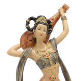 Resin Ancient Beauty Statue Chinese Style Classical Beautiful Women Figurine for Home Office Hotel Pipa