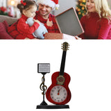 Violin Alarm Clock Unique Appearance Innovative Alarm Clock for Home Living Room Desktop Decoration Gifts 2166B(height 24.2CM) - Extra Image