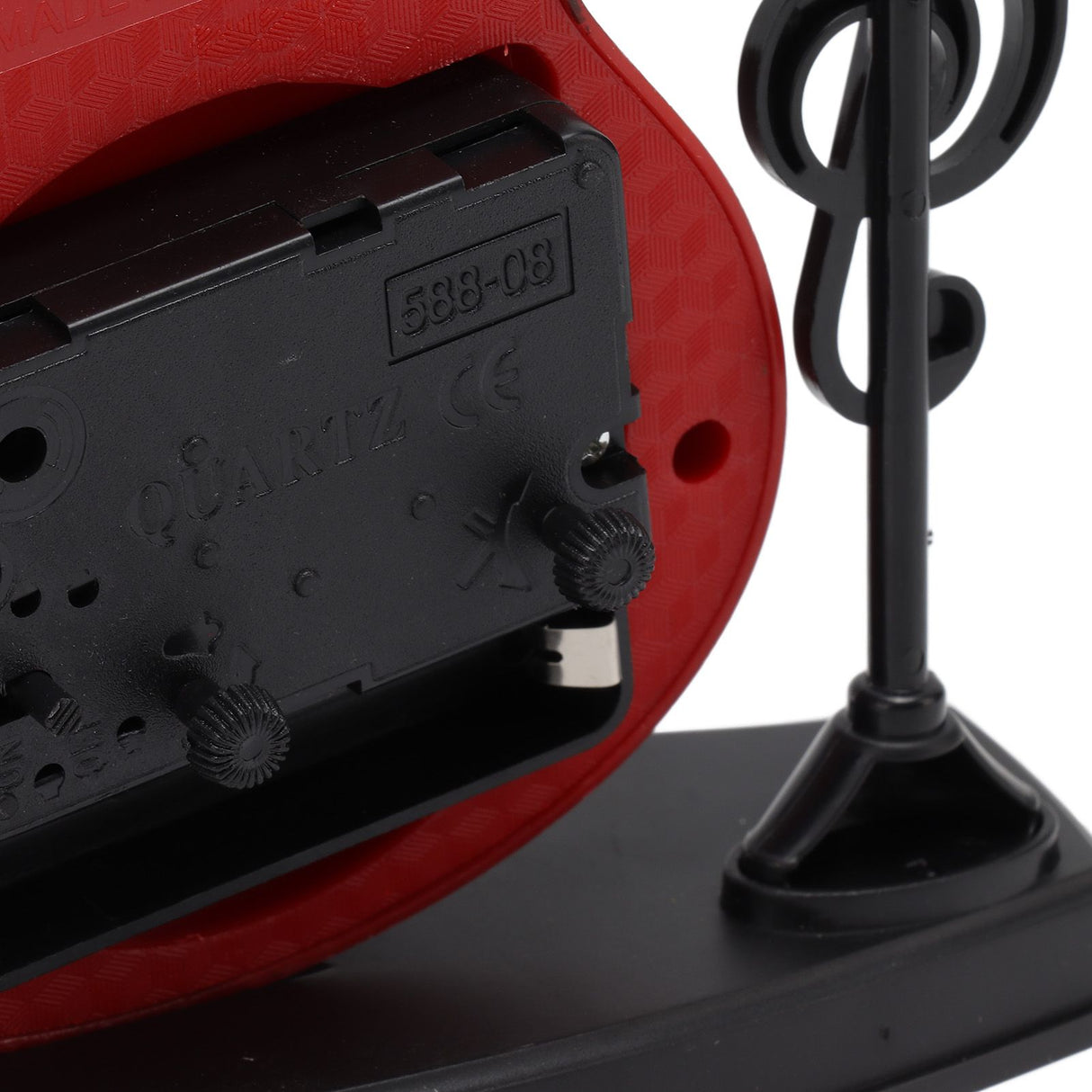 Violin Alarm Clock Unique Appearance Innovative Alarm Clock for Home Living Room Desktop Decoration Gifts 2166B(height 24.2CM)
