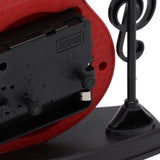 Violin Alarm Clock Unique Appearance Innovative Alarm Clock for Home Living Room Desktop Decoration Gifts 2166B(height 24.2CM)