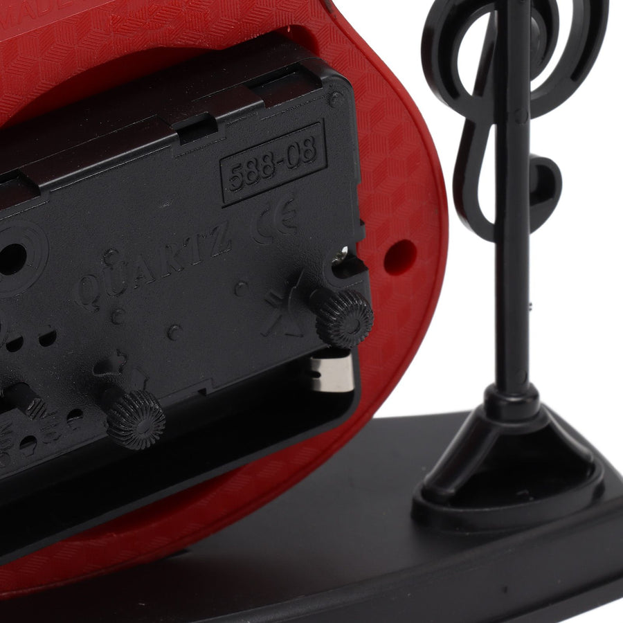 Violin Alarm Clock Unique Appearance Innovative Alarm Clock for Home Living Room Desktop Decoration Gifts 2166B(height 24.2CM)