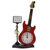 Violin Alarm Clock Unique Appearance Innovative Alarm Clock for Home Living Room Desktop Decoration Gifts 2167B(height 24CM) - Front View