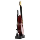 Violin Alarm Clock Unique Appearance Innovative Alarm Clock for Home Living Room Desktop Decoration Gifts 2167B(height 24CM) - Close-Up Angle
