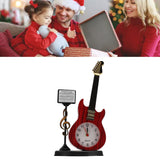 Violin Alarm Clock Unique Appearance Innovative Alarm Clock for Home Living Room Desktop Decoration Gifts 2167B(height 24CM) - Extra Image