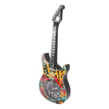 Guitar Wall Clock Simulation Time Accurate Guitar Clock Wall Decor for Home Dormitory Bedroom 5680 Guitar - Top-Down View