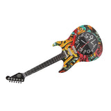 Guitar Wall Clock Simulation Time Accurate Guitar Clock Wall Decor for Home Dormitory Bedroom 5680 Guitar