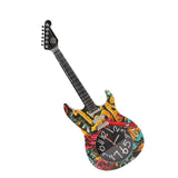 Guitar Wall Clock Simulation Time Accurate Guitar Clock Wall Decor for Home Dormitory Bedroom 5680 Guitar - Extra Image