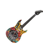 Guitar Wall Clock Simulation Time Accurate Guitar Clock Wall Decor for Home Dormitory Bedroom 5680 Guitar