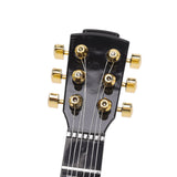 Wall Clock Silent Simulation Ukulele Shaped Decorative Alarm Clock for Bedroom Student Dormitory Office Ukulele 5681CC (46x17x4.5cm / 18.1x6.7x1.8in) - Extra Image