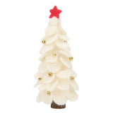 2023 New Christmas Decoration Wool Felt Christmas Tree Ornament Home New Year Party Ornament White Big Size