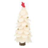 2023 New Christmas Decoration Wool Felt Christmas Tree Ornament Home New Year Party Ornament White Big Size - Front View