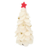 2023 New Christmas Decoration Wool Felt Christmas Tree Ornament Home New Year Party Ornament White Big Size