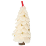 2023 New Christmas Decoration Wool Felt Christmas Tree Ornament Home New Year Party Ornament White Big Size - 45-Degree Angle