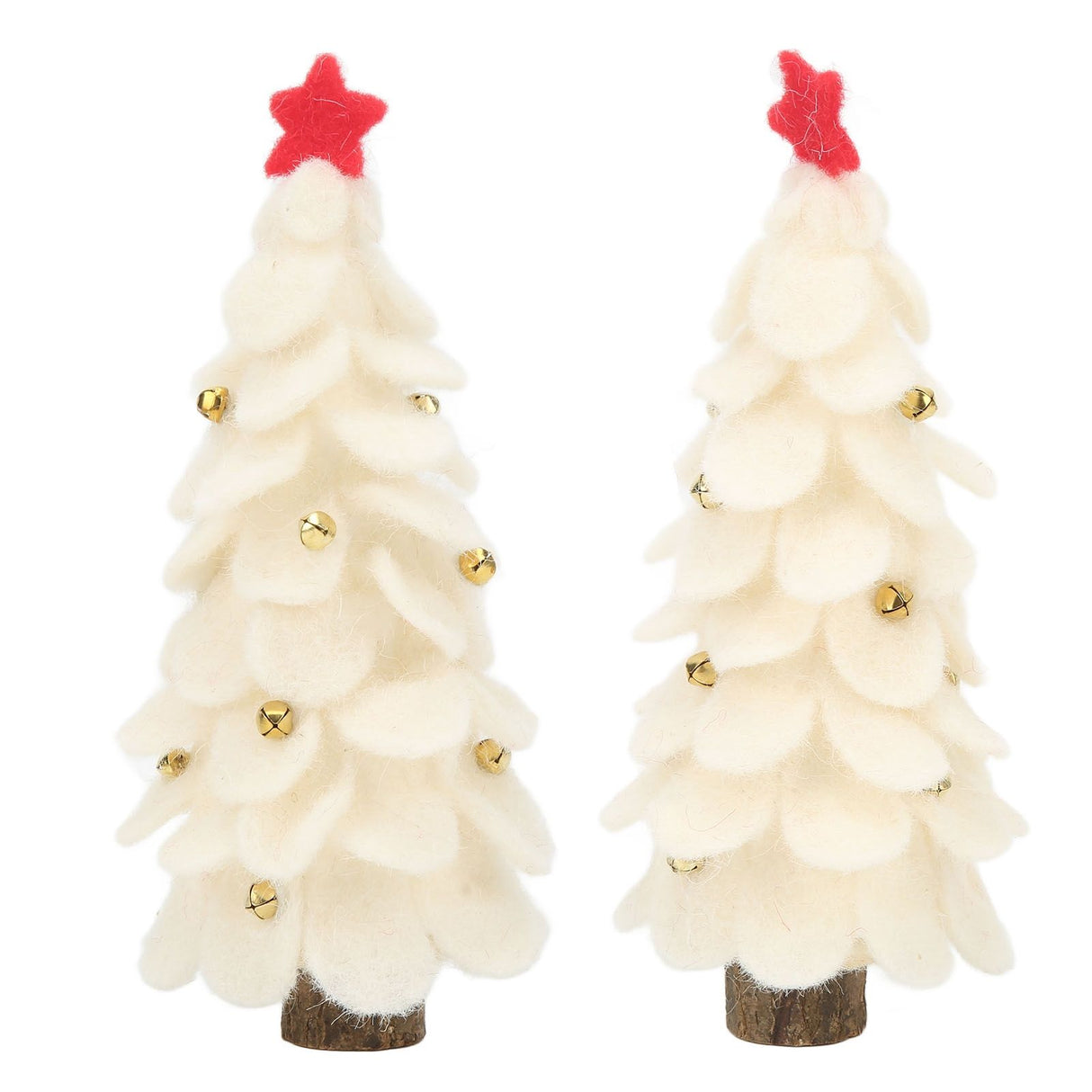 2023 New Christmas Decoration Wool Felt Christmas Tree Ornament Home New Year Party Ornament White Big Size