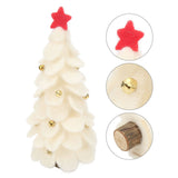 2023 New Christmas Decoration Wool Felt Christmas Tree Ornament Home New Year Party Ornament White Big Size