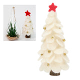 2023 New Christmas Decoration Wool Felt Christmas Tree Ornament Home New Year Party Ornament White Big Size - Extra Image