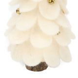 2023 New Christmas Decoration Wool Felt Christmas Tree Ornament Home New Year Party Ornament White Big Size